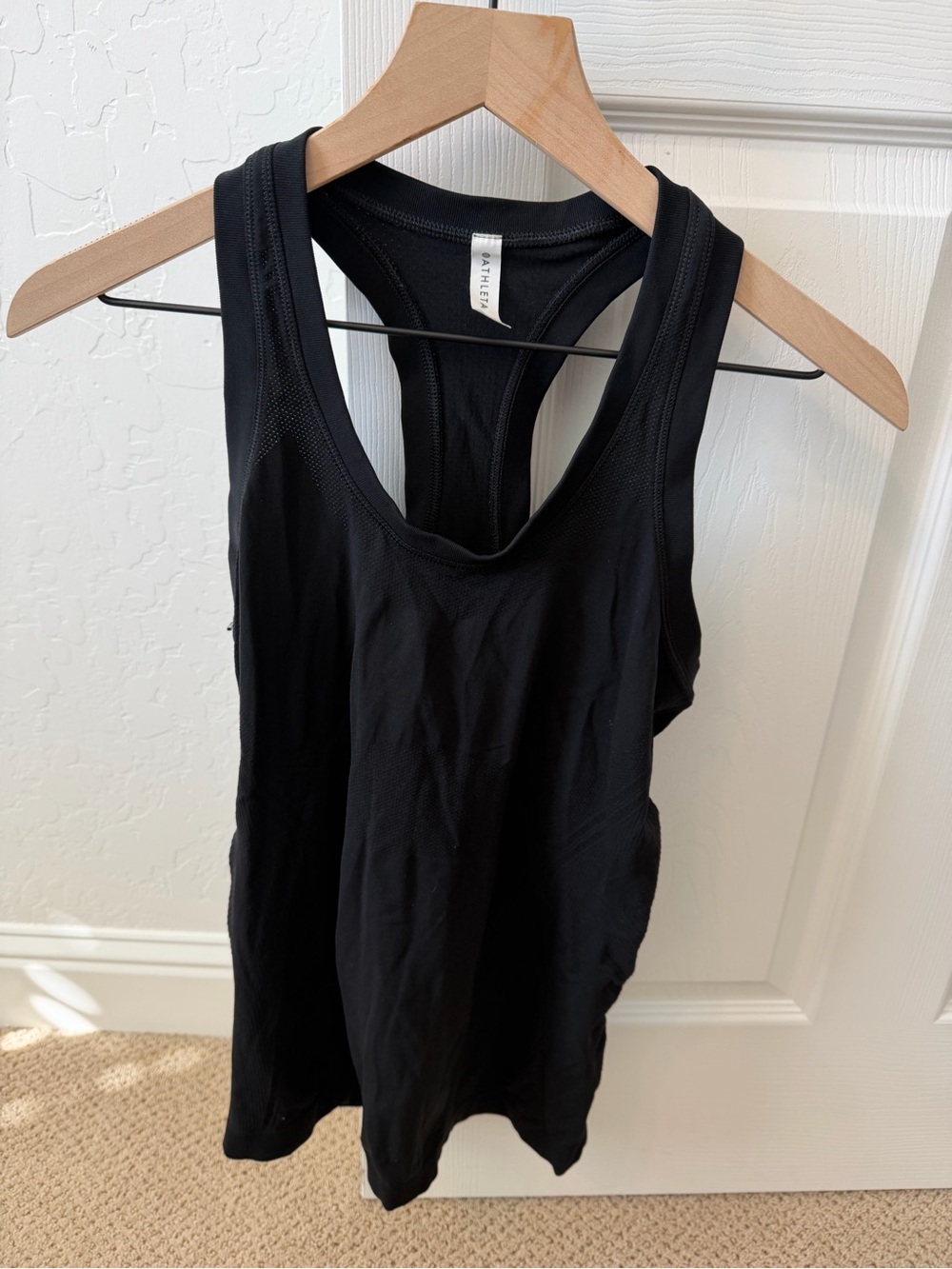 Athleta Black Racerback Tank Top